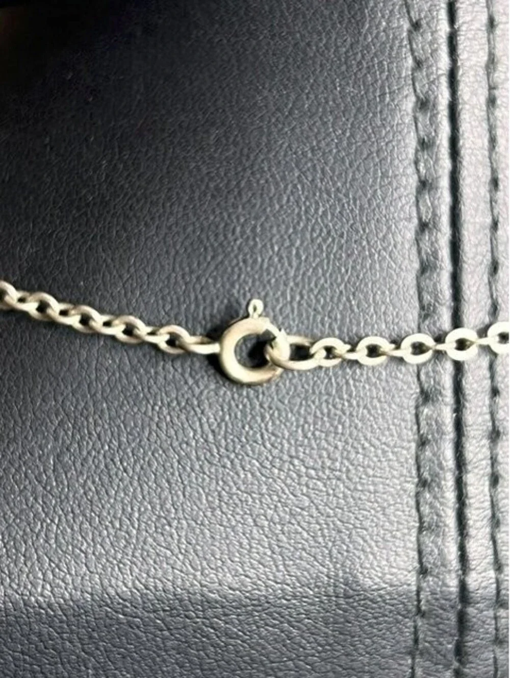 B6564 Sterling Silver 925 Rolo Chain Necklace 26